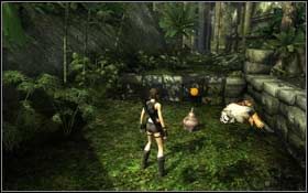 [32] Za niskim murkiem po prawej stronie w miejscu, w którym zaatakowały Cie tygrysy - Coastal Thailand - Remnants | Sekrety Tomb Raider Underworld - Tomb Raider: Underworld - poradnik do gry