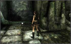 [42] Przejdź na lewą stronę po kamieniach w pionowej ścianie, aż znajdziesz się na szczycie schodów - Coastal Thailand - Bhogavati | Sekrety Tomb Raider Underworld - Tomb Raider: Underworld - poradnik do gry