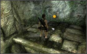 [43] Odwróć się o 180 stopni z miejsca, w którym znalazłeś [42] i opuść się poza krawędź - Coastal Thailand - Bhogavati | Sekrety Tomb Raider Underworld - Tomb Raider: Underworld - poradnik do gry