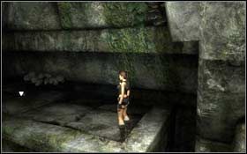 [47] Ze szczytu drugiego filara skocz w lewo, w kierunku widocznego gzymsy - Coastal Thailand - Bhogavati | Sekrety Tomb Raider Underworld - Tomb Raider: Underworld - poradnik do gry