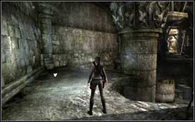 [67] Przesuń ruchomą kolumną od klatki, wejdź na nią i przeskocz z następnej kolumny na galeryjkę - Croft Manor - Protected by the Dead | Sekrety Tomb Raider Underworld - Tomb Raider: Underworld - poradnik do gry