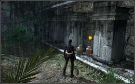 [82] Po lewek stronie, przed schodami prowadzącymi do głównej części świątyni - Southern Mexico - Xibalba | Sekrety Tomb Raider Underworld - Tomb Raider: Underworld - poradnik do gry