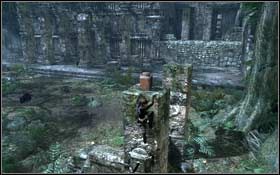 [85] Na szczycie kolumny po prawej stronie schodów - Southern Mexico - Xibalba | Sekrety Tomb Raider Underworld - Tomb Raider: Underworld - poradnik do gry