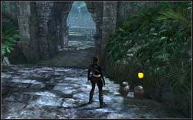 [93] Na schodach prowadzących na stadion - Southern Mexico - Xibalba | Sekrety Tomb Raider Underworld - Tomb Raider: Underworld - poradnik do gry