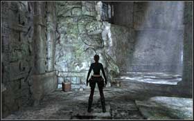 [99] Na lewo, od wejścia z korytarza, w komnacie ze statuami siedzącymi na tronach - Southern Mexico - The Midgard Serpent | Sekrety Tomb Raider Underworld - Tomb Raider: Underworld - poradnik do gry