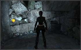 [103] W tej samej komnacie, po prawej stronie, tuż po tym, jak w kucki przejdziesz pod rumowiskiem - Southern Mexico - The Midgard Serpent | Sekrety Tomb Raider Underworld - Tomb Raider: Underworld - poradnik do gry