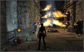 [108] Po lewej stronie, tuż po wejściu do komnaty z płomieniami - Southern Mexico - The Midgard Serpent | Sekrety Tomb Raider Underworld - Tomb Raider: Underworld - poradnik do gry