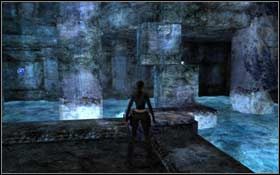 [117] Kiedy zejdziesz na dół, idź w kierunku lewego rogu platformy, obok statuy Thora - Southern Mexico - The Midgard Serpent | Sekrety Tomb Raider Underworld - Tomb Raider: Underworld - poradnik do gry
