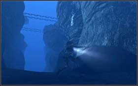 [152] W rowie oddzielającym fortecę od posągów - Arctic Sea - Helheim (cz.1) | Sekrety Tomb Raider Underworld - Tomb Raider: Underworld - poradnik do gry