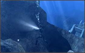 [153] We wnętrzu zniszczonego posągu, na wprost fortecy - Arctic Sea - Helheim (cz.1) | Sekrety Tomb Raider Underworld - Tomb Raider: Underworld - poradnik do gry