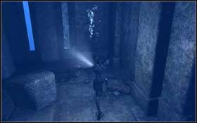 [165] Za uszkodzonym oknem, ponad urządzeniem aktywowanym kluczami mocy, po prawej od głównego wejścia do fortecy - Arctic Sea - Helheim (cz.1) | Sekrety Tomb Raider Underworld - Tomb Raider: Underworld - poradnik do gry