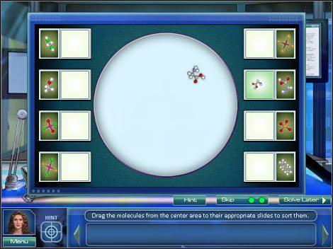 Druga mini-gra: Kliknij na prawym dolnym komputerze (punkt 2) - Crime lab | Odcinek 2 | CSI NY - CSI: NY - poradnik do gry