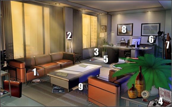 Najważniejsze przedmioty z tej listy to - Eloises apartment | Odcinek 2 | CSI NY - CSI: NY - poradnik do gry