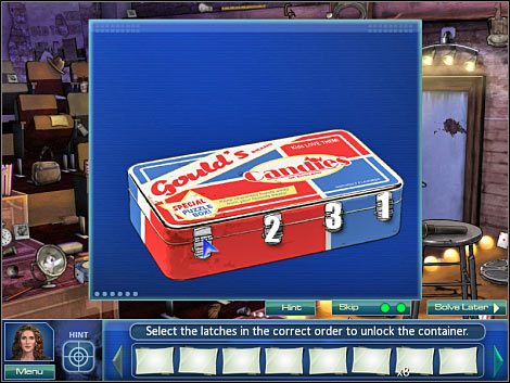 Możesz teraz porozmawiać z inną osobą odpowiedzialną za organizację i przebieg występów, a mianowicie z Virginią Dentata - Side door, seating area | Odcinek 3 | CSI NY - CSI: NY - poradnik do gry