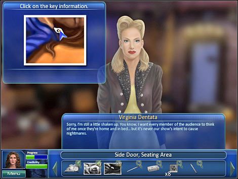 1 - Side door, seating area | Odcinek 3 | CSI NY - CSI: NY - poradnik do gry