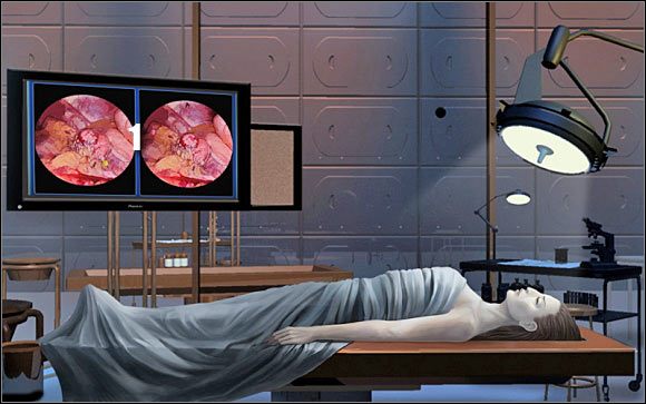 Pierwsza mini-gra: Kliknij na dużej planszy (punkt 1) - Morgue #2 | Odcinek 3 | CSI NY - CSI: NY - poradnik do gry