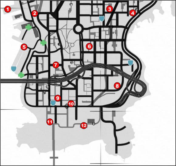 1 - Broń, kamizelki, apteczki - Dukes, Broker | Podstawy | Grand Theft Auto IV - Grand Theft Auto IV - poradnik do gry