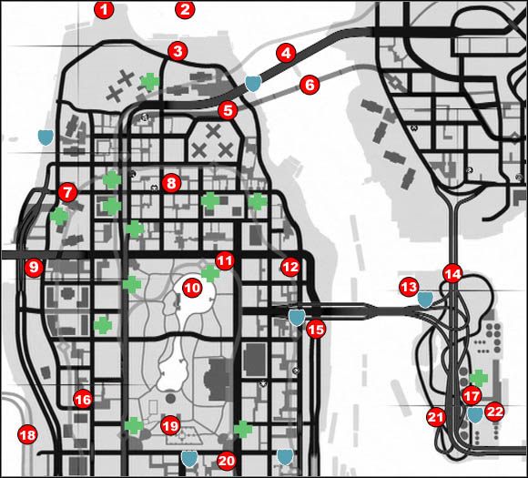 1 - Broń, kamizelki, apteczki - Algonquin | Podstawy | Grand Theft Auto IV - Grand Theft Auto IV - poradnik do gry
