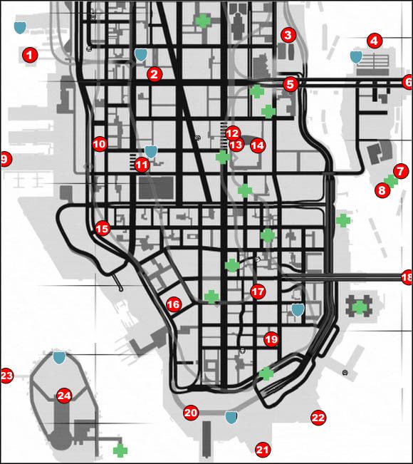 1 - Broń, kamizelki, apteczki - Algonquin | Podstawy | Grand Theft Auto IV - Grand Theft Auto IV - poradnik do gry
