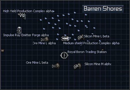 1 - Bad Dept, Barren Shores, Belt of Aguilar | Galaktyka w X3 Konflikt Terrański - X3 Konflikt Terrański - poradnik do gry