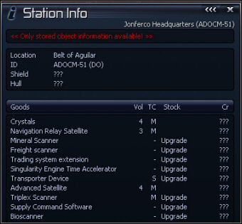 3 - Bad Dept, Barren Shores, Belt of Aguilar | Galaktyka w X3 Konflikt Terrański - X3 Konflikt Terrański - poradnik do gry