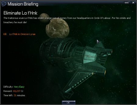 Zabij osobę - Eliminate [nazwa osoby], Get Rid Of [nazwa osoby] - przeważnie oznacza konieczność udania się do sąsiedniego sektora i wykończenie statku, który często ma obstawę - Misje poboczne związane z walką | Misje w X3 Konflikt Terrański - X3 Konflikt Terrański - poradnik do gry