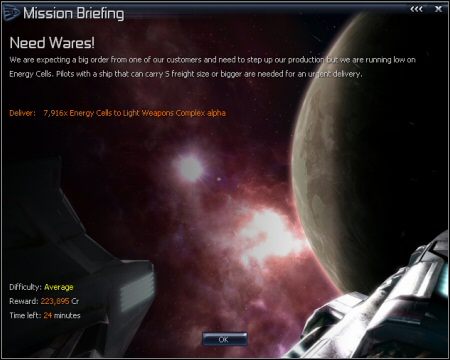 Dostarcz zasoby - Need Wares - Misje poboczne związane z handlem | Misje w X3 Konflikt Terrański - X3 Konflikt Terrański - poradnik do gry