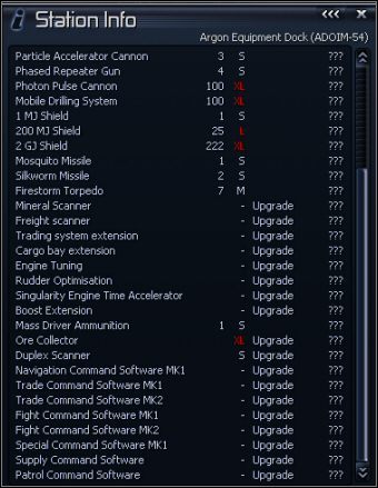 Tarcze wysokiej jakości dla większych statków - Black Hole Sun, Blue Profit, Bluish Snout, Bright Profit | Galaktyka - X3 Konflikt Terrański - poradnik do gry
