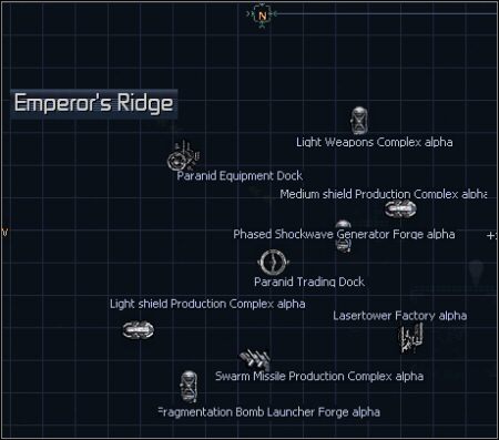 3 - Emperors Mines, Emperors Ridge, Emperors Wisdom, Empires Edge | Galaktyka - X3 Konflikt Terrański - poradnik do gry