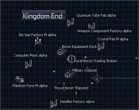 1 - Kingdom End, Kuiper Belt | Galaktyka w X3 Konflikt Terrański - X3 Konflikt Terrański - poradnik do gry