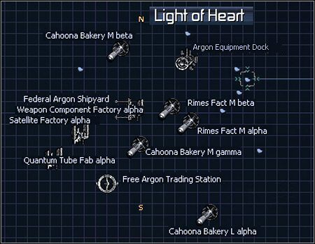 1 - Light of Heart, Light Water, Lucky Planets | Galaktyka w X3 Konflikt Terrański - X3 Konflikt Terrański - poradnik do gry