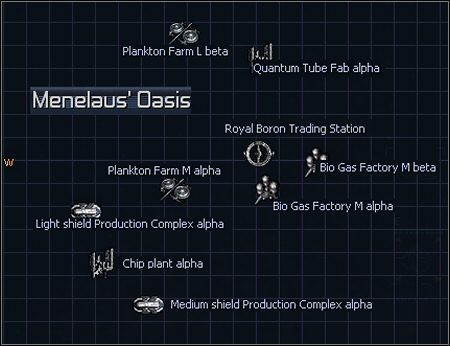 5 - Mars, Menelaus Frontier, Menelaus Oasis, Menelaus Paradise | Galaktyka - X3 Konflikt Terrański - poradnik do gry
