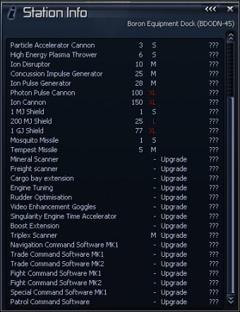 2 - Ocean of Fantasy, Oort Cloud, Ore Belt | Galaktyka w X3 Konflikt Terrański - X3 Konflikt Terrański - poradnik do gry