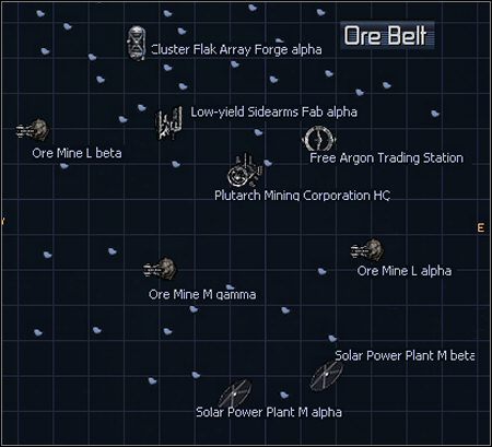5 - Ocean of Fantasy, Oort Cloud, Ore Belt | Galaktyka w X3 Konflikt Terrański - X3 Konflikt Terrański - poradnik do gry
