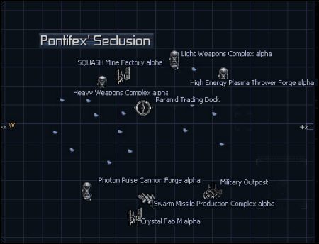 4 - Pluto, Pontifexs Realm, Pontifexs Seclusion, Power Circle | Galaktyka - X3 Konflikt Terrański - poradnik do gry