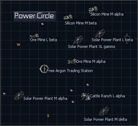5 - Pluto, Pontifexs Realm, Pontifexs Seclusion, Power Circle | Galaktyka - X3 Konflikt Terrański - poradnik do gry