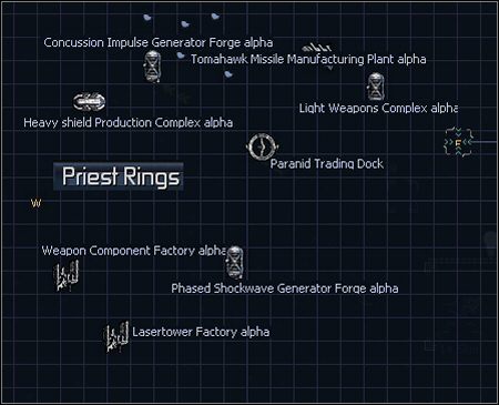 4 - Priest Pity, Priest Refuge, Priest Rings, Profit Center Alpha, Profit Share | Galaktyka - X3 Konflikt Terrański - poradnik do gry