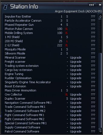 2 - Red Light, Reservoir of Tranquility, Rhonkars Clouds, Rhonkars Fire | Galaktyka - X3 Konflikt Terrański - poradnik do gry