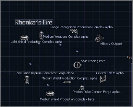 4 - Red Light, Reservoir of Tranquility, Rhonkars Clouds, Rhonkars Fire | Galaktyka - X3 Konflikt Terrański - poradnik do gry