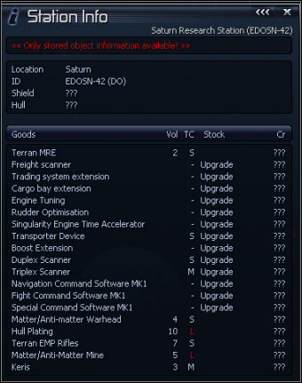 6 - Sacred Relic, Sanctity of Corruption, Saturn | Galaktyka w X3 Konflikt Terrański - X3 Konflikt Terrański - poradnik do gry