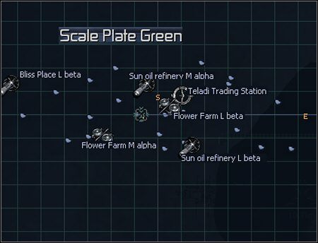1 - Scale Plate Green, Shareholders Fortune, Shining Current, Shore of Infinity, Spaceweed Drift, Spring of Belief | Galaktyka - X3 Konflikt Terrański - poradnik do gry