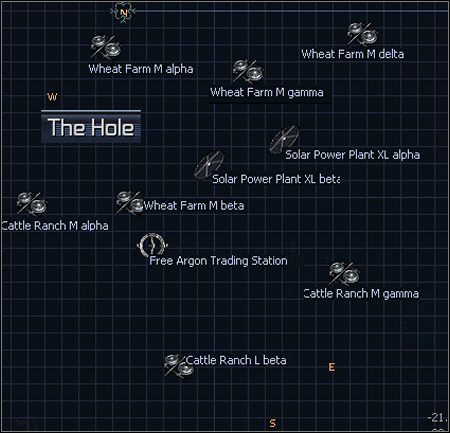 4 - Tears of Greed, Teladi Gain, Tharkas Sun, The Hole, The Moon, The Shallows | Galaktyka - X3 Konflikt Terrański - poradnik do gry