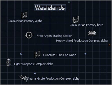 1 - Wastelands, Wretched Skies, Venus, Zyarths Dominion | Galaktyka - X3 Konflikt Terrański - poradnik do gry