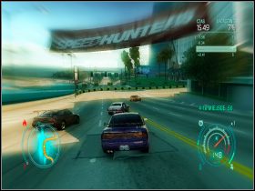 Tak naprawdę zasady są takie same jak przy torze: ośmiu graczy, wygrywa pierwszy - Typy wyścigów | Need for Speed Undercover - Need for Speed: Undercover - poradnik do gry