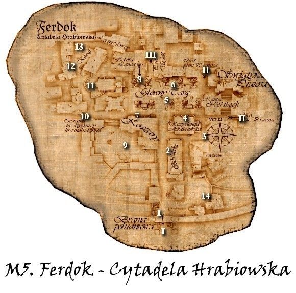 Przejścia - Mapy M5. Ferdok - Cytadela Hrabiowska | Rozdział 3 | Drakensang The Dark Eye - Drakensang: The Dark Eye - poradnik do gry
