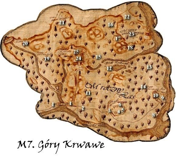 Przejścia - Mapy M7. Góry Krwawe | Rozdział 5 | Drakensang The Dark Eye - Drakensang: The Dark Eye - poradnik do gry