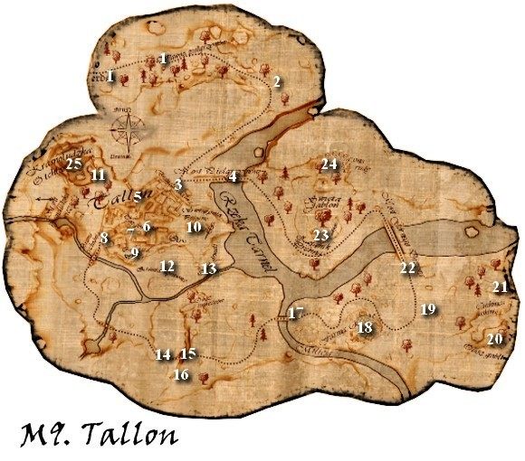 Przejścia - Mapy M9. Tallon | Rozdział 7 | Drakensang The Dark Eye - Drakensang: The Dark Eye - poradnik do gry