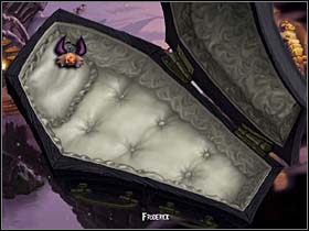 Najprostszym sposobem na opuszczenie posiadłości, w której nie mamy zamiaru dłużej przebywać, jest wyjść przez drzwi czy bramę - Most, hol, sypialnia, balkon - Zamek Warg - A Vampyre Story - poradnik do gry