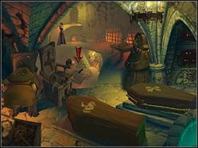 1 - Sala tortur, loch - Zamek Warg - A Vampyre Story - poradnik do gry