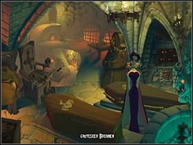 5 - Sala tortur, loch - Zamek Warg - A Vampyre Story - poradnik do gry